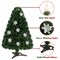 Costway 3FT Pre-Lit Fiber Optic Christmas Tree Multicolor Lights